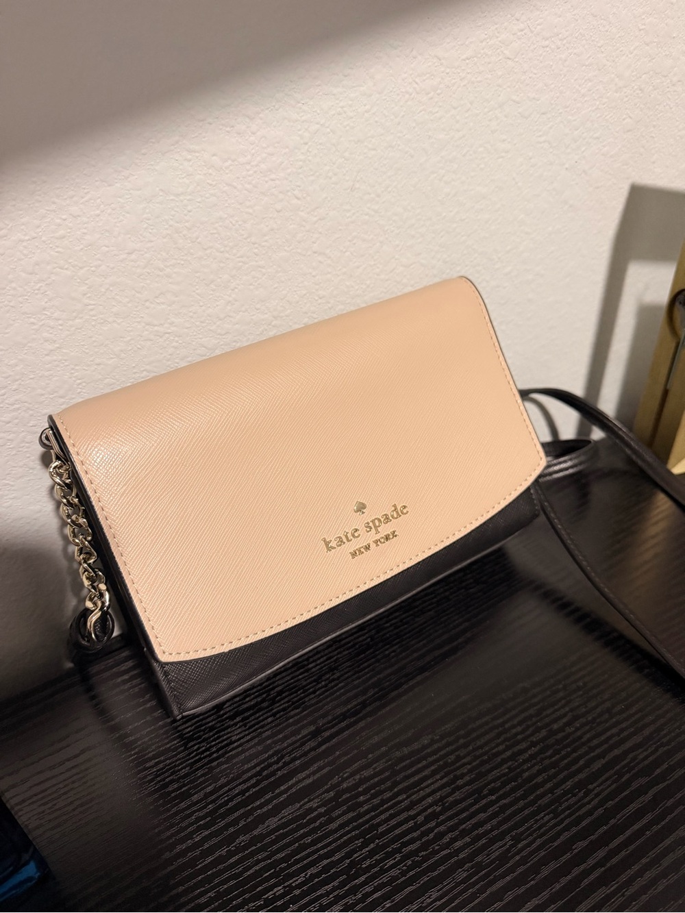 kate spade Two-Tone Peach and Black Crossbody